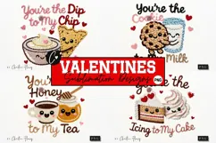 Funny Valentine PNG Faux Latch Hook Yarn - 4 Designs Product Image 1