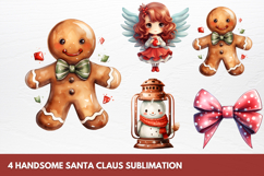 Hand Drawn Christmas Clipart Sublimation Product Image 1