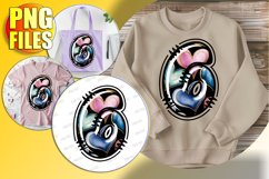 6 Doodle Letter Valentine Heart Cheerful Design! Product Image 1