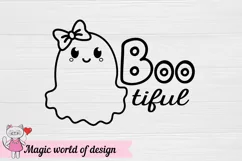 Halloween Boo - tiful SVG Cut Files Design for BABY Shirt Product Image 3