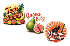 Retro Summer Fruits PNG Bundle | Vintage Fruit Sublimation Product Image 6