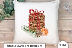 Christmas cookies sublimation design PNG Product Image 6