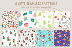 Christmas village clipart, patterns, scenes and designs kit Product Image 6