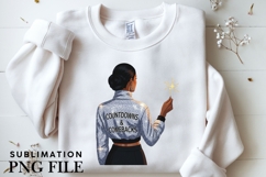 Celebration motivational woman png design for T-shirts Product Image 3