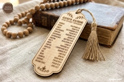 Bible Emergency Numbers Bookmark Laser Cut | Glowforge | SVG Product Image 2