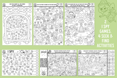 Woodland fairy coloring games and activities for kids Product Image 6