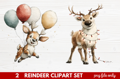 Whimsical Christmas Clipart | Cute Festive Holiday PNG Illus Product Image 1