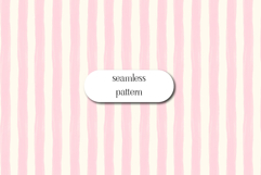 Soft Pink Vertical Stripe Seamless Pattern Product Image 1