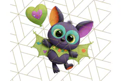Colorful Halloween Clipart PNG, Cute Kids & Candy Clip Art Product Image 2