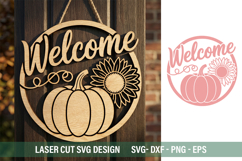 Welcome SVG - Laser Cut Design Product Image 3