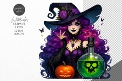 Halloween clipart, Witch clipart, Autumn clipart, Fall Product Image 1