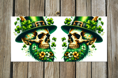 St. Patrick's day | 4 green clover Mug sublimation designs 2 Product Image 2