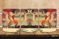 Retro Mug Wrap | 11 oz | Sublimation Product Image 7