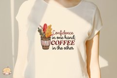 Retro Coffee Quotes Sublimation PNG 05 Product Image 6