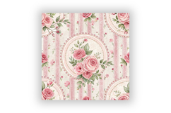 Sweet Peony Shabby Chic Seamless Floral Digital Paper Bundle Product Image 6