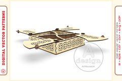 Box Organizer v13 - laser cut file - Glowforge ready SVG Product Image 6