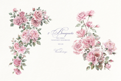 Vintage Wedding Clipart Product Image 6