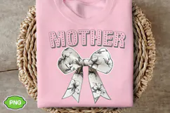 Floral Mother Coquette Bow PNG | Mother's Day PNG Product Image 6