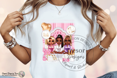 Bride Squad Chibi PNG | Bridal Shower Sublimation Design PNG Product Image 8