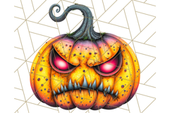 Spooky Jack O Lantern PNG Clipart, Scary Halloween Pumpkins Product Image 2