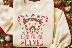 Welcome to Candy Cane Lane Svg, Gingerbread house Svg. Product Image 7