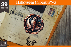 Halloween Wax Seals Clipart Bundle Halloween sublimation Product Image 3