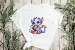 Baby Dragon Sublimation Clipart Product Image 2