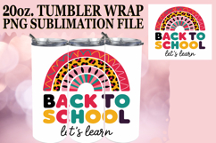 Enchanted vibes 20oz tumbler wrap, Back To School Product Image 1