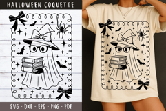 Cute ghost with bow Halloween Coquette SVG Bundle Product Image 7
