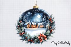Christmas Winter Scenes Clipart Bundle PNG Product Image 7