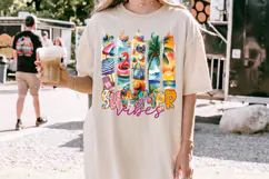 Summer Vibes PNG sublimation |Beach & Summer PNG T-Shirt Product Image 3