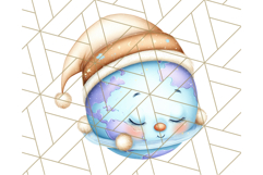 Kawaii Galaxy Buddies Clipart PNG, Cute Planets Clip Art Product Image 2