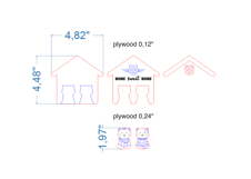 Cats Keyholder Bundle SVG laser cut files for Glowforge Product Image 6