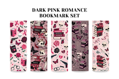Dark Romance &amp; Pink Girly Bookmark Bundle,Gothic Skulls Product Image 6