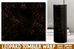 Leopard Print Tumbler Wrap Sublimation Product Image 1