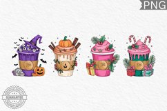 Hallothanksmas PNG, Hallothanksmas Coffee Sublimation Product Image 1