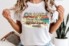 Orange Beach Alabama PNG, Vintage Gulf Coast Sublimation Product Image 6