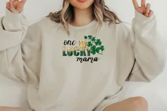 One Lucky Mama Png | Digital Download | File For Sublimation Product Image 5