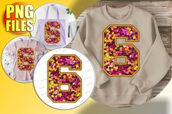 6 Doodle Letter Style Glyph Cheerful Christmas Vibes! Product Image 1