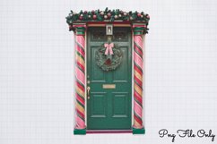 Christmas Door Sublimation Clipart Bundle PNG Product Image 7