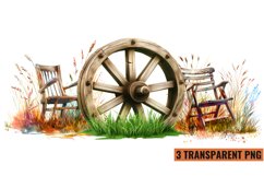 Watercolor Grass Clipart , PNG Product Image 1