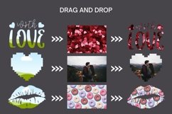 Valentine&#039;s Day CANVA Elements Frame Drag and Drop Your Des Product Image 6