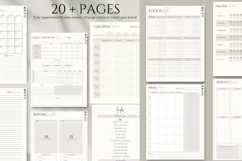 PLR Weight Loss Journal | Plr Fitness Journal Canva Template Product Image 6