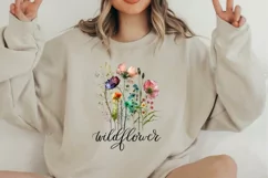 Wild Flower Png | Floral Illustration | Sublimation Designs Product Image 5