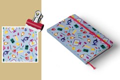 Back to school digital paper /seamless patterns Product Image 7