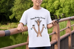Minimalist Happy Birthday Animals PNG Bundle 16 Product Image 6