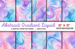 Abstract Gradient Liquid Background JPG Product Image 1