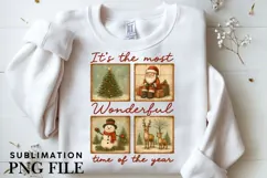 Wonderful Christmas png design for T-shirts Product Image 3