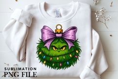 Green Christmas decoration png design for T-shirts Product Image 3