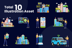 Smart City 3D Illustration Pack Product Image 6